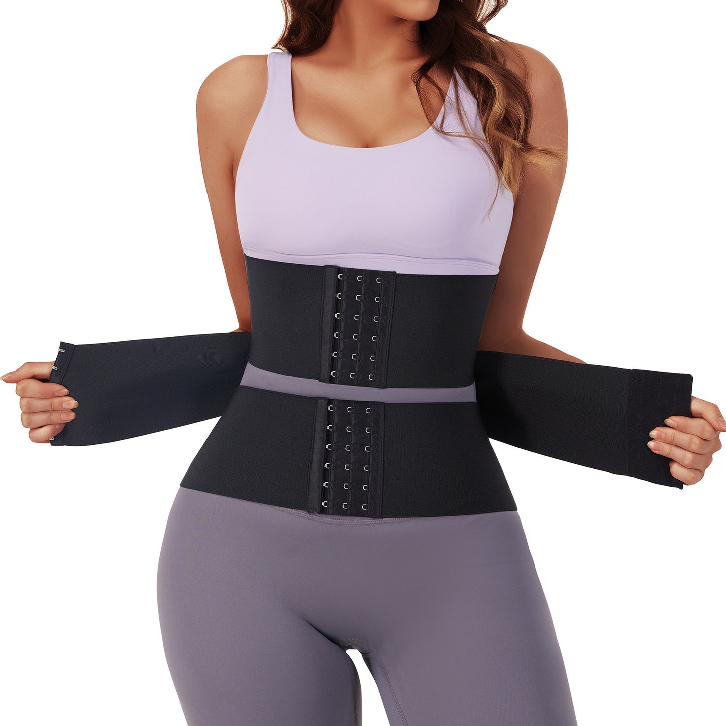Women's Sports Double Belt Sweat Waist Trainer