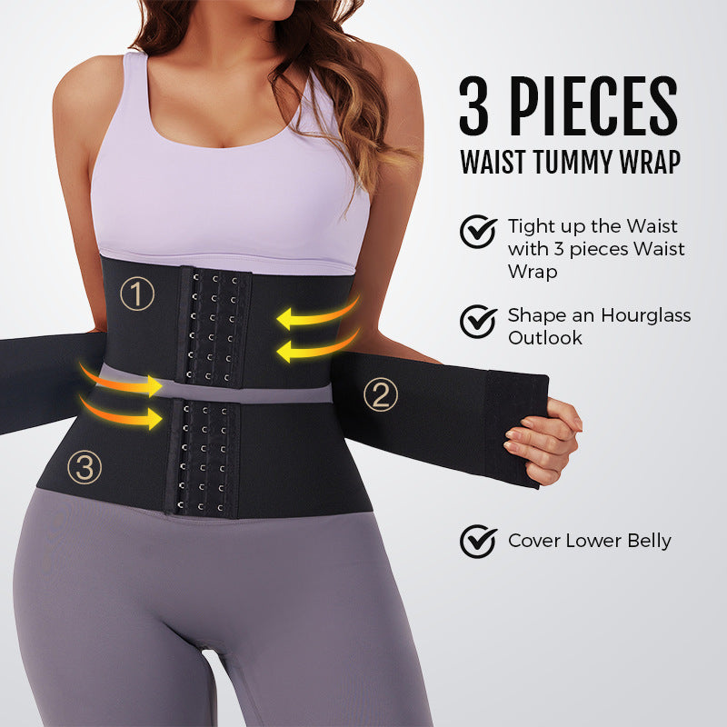 Women's Sports Double Belt Sweat Waist Trainer